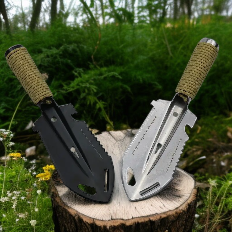 アウトドア携帯用ステンレス小型シャベル 多用途エンジニアツール