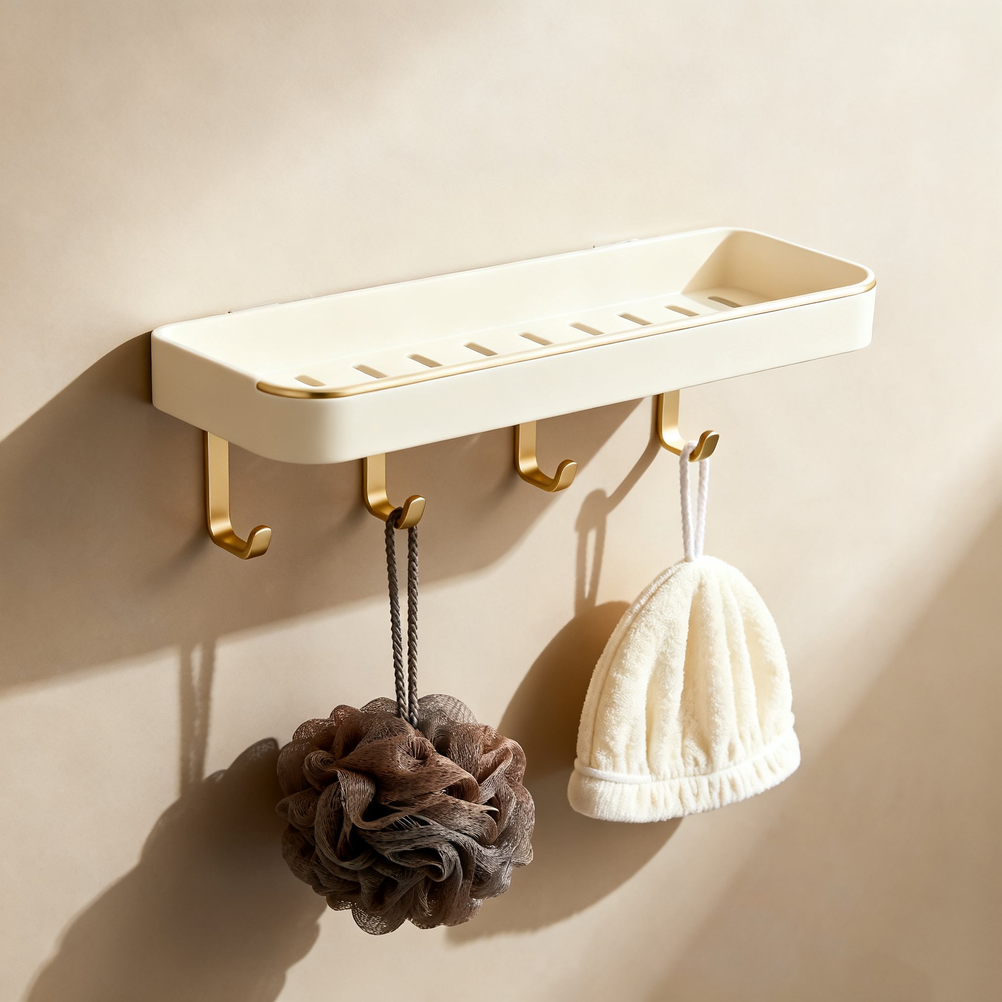 シンプルバスルームオーガナイザー（12点セット）