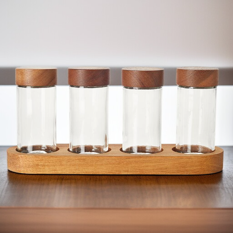 Japanisches rundes Gewürzglas