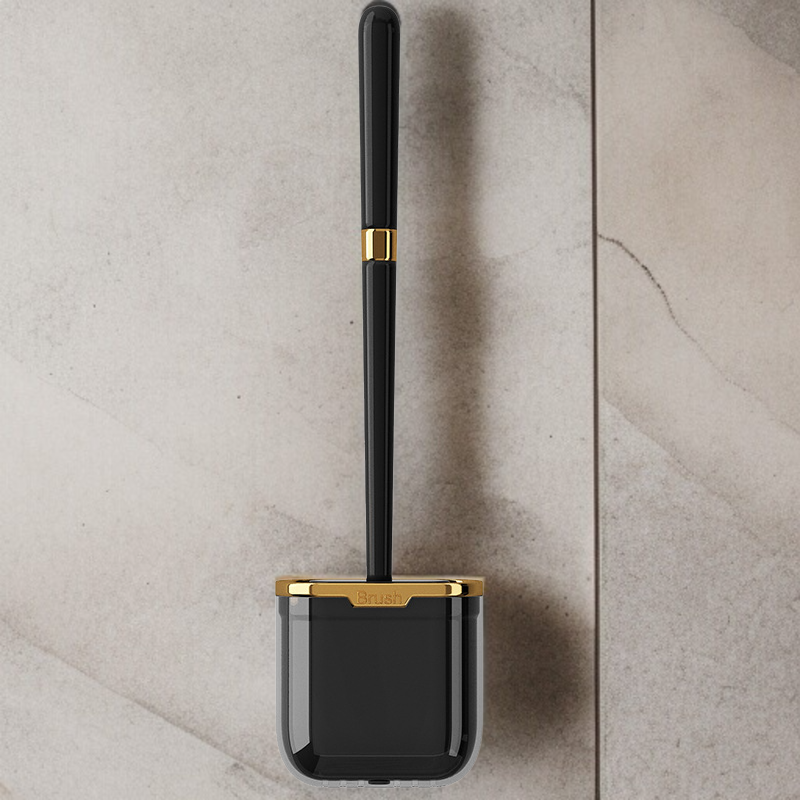 行き止まりのない新しい浴室用トイレブラシ、家庭用壁掛けトイレ用シリコンブラシ、浴室用長柄トイレ掃除用アーティファクト