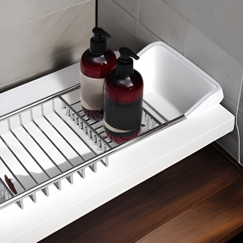 Soporte organizador multifuncional para bañera estilo nórdico de alta gama