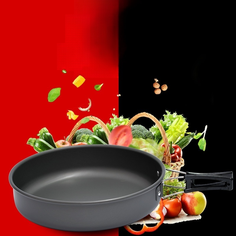 ポータブルノンスティックフライパン