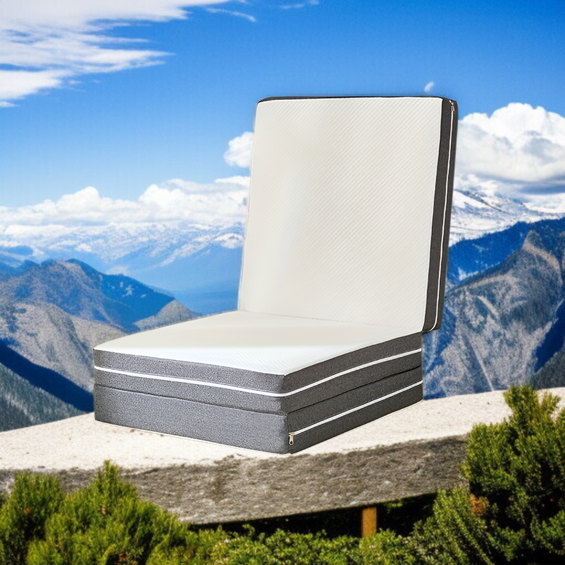 三つ折りマットレス、メモリーフォーム折りたたみマットレス、フロア折りたたみベッドクッション、圧縮マットレス