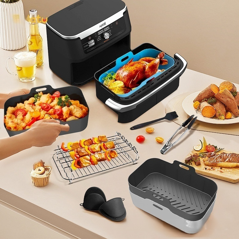 オーブン用シリコンベーキングトレイ