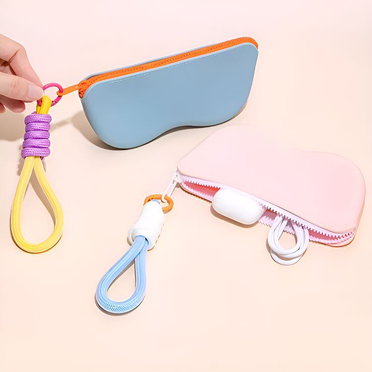 矽膠眼鏡收納袋 太陽眼鏡保護套 皮夾卡包 眼鏡收納袋 矽膠眼鏡盒