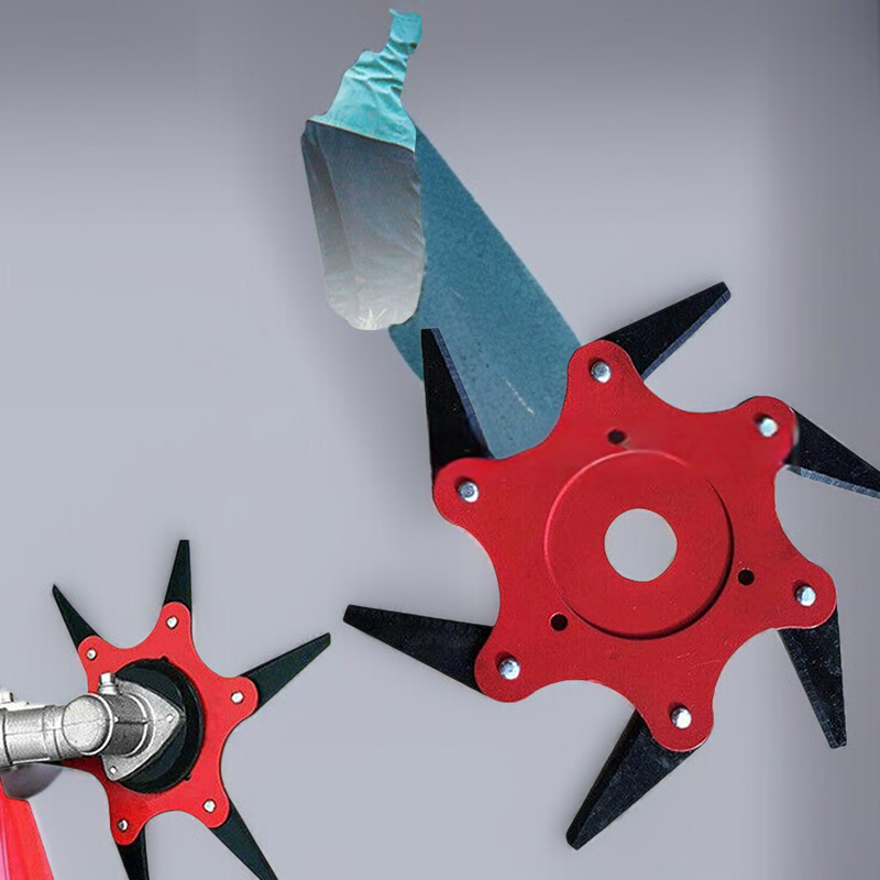 除草機 除草機 超硬除草ヘッド 5枚刃芝刈り機 草刈機 除草機 ブレード 草刈機