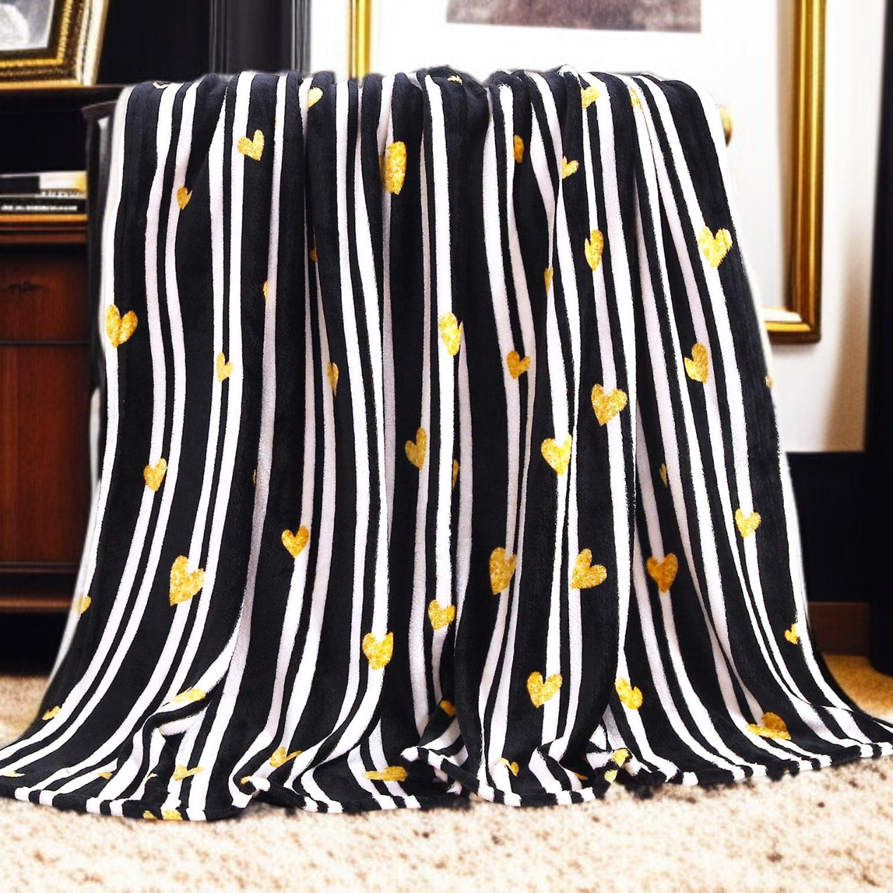 Sofa Flannel Cover Blanket Blanket Holiday Christmas Flannel Burgundy