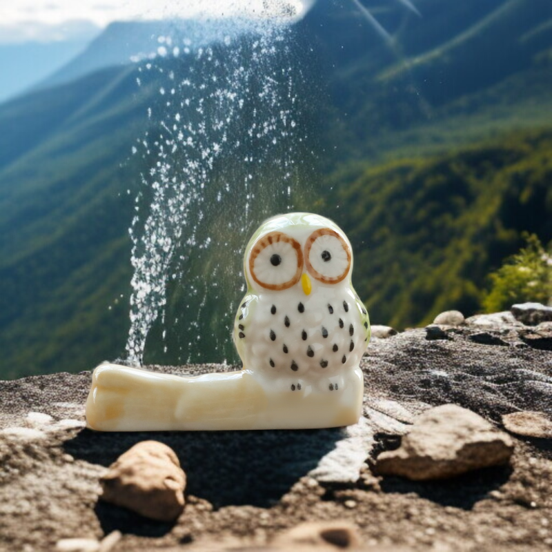 フクロウ鳥のお香スティックミニかわいい携帯用香炉お香ホルダーセラミック装飾品ホームデコレーション