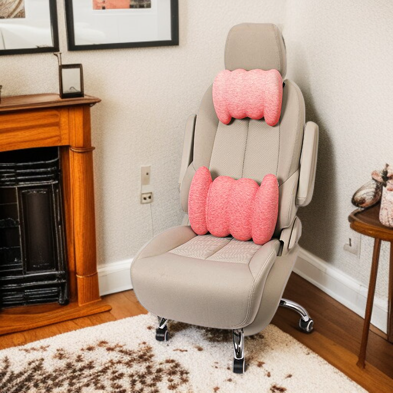 허리 지지 메모리폼 쿠션 차량 및 사무실용 허리 보호