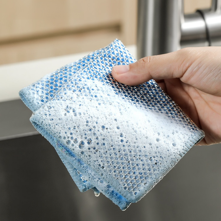 여러 겹으로 된 양면 은사 행주