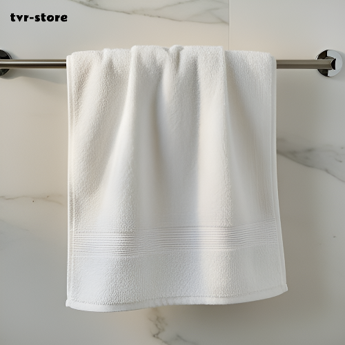 Close-up of ultra-soft absorbent towel fabric