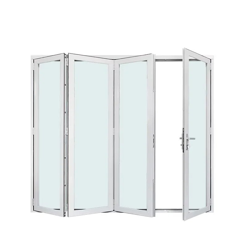 다층 평면 밀당식 접이식 알루미늄 합금 문