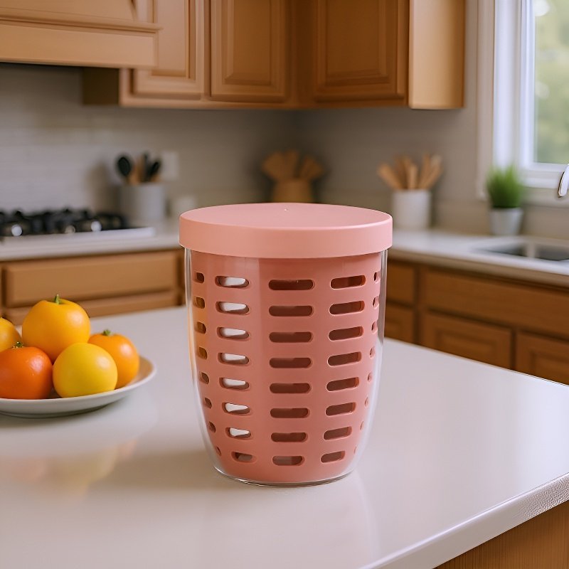 كوب سلطة محكم الإغلاق مانع للتسرب