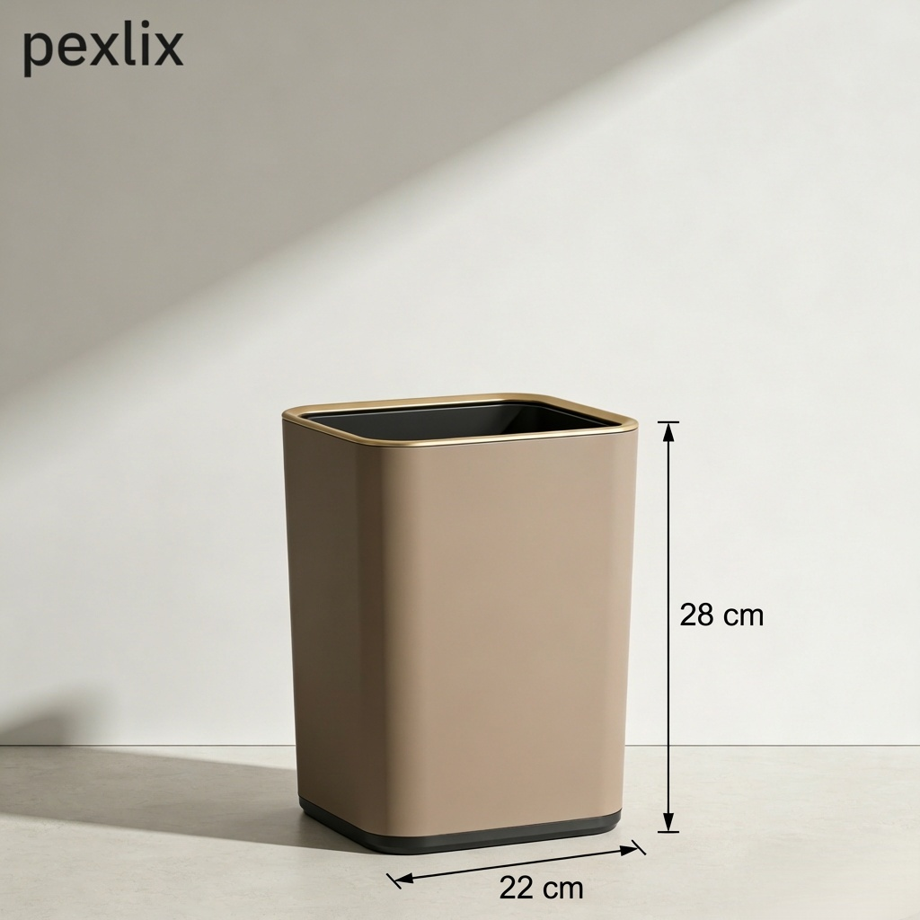 耐用材質家用垃圾桶特寫