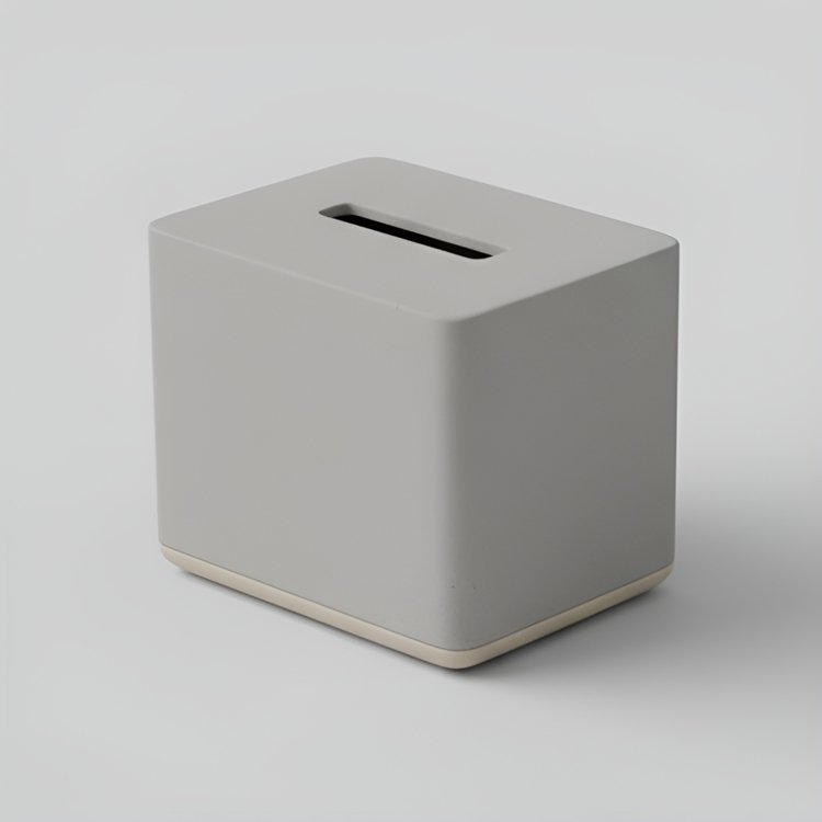 회색 미니멀 티슈 케이스(3팩)