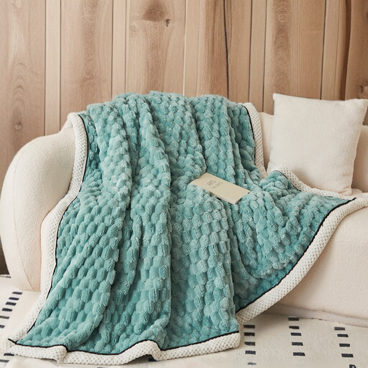 포근한 벨벳 우유 두꺼운 양면 담요