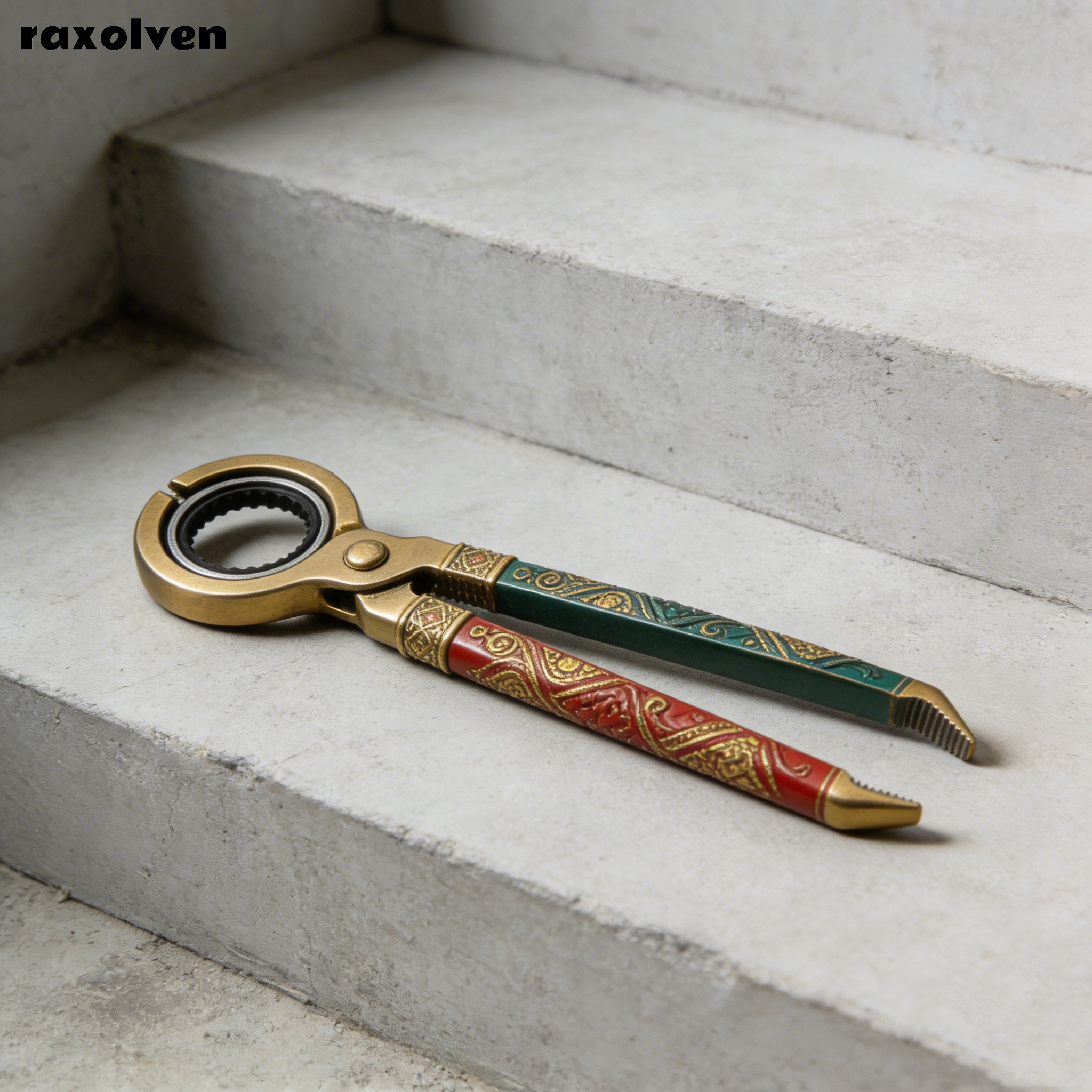 คีมสำหรับใส่และถอดแหวนลูกสูบแบบฟันกันลื่น