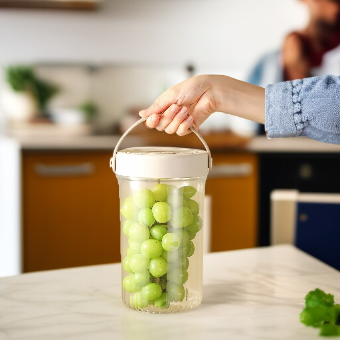 علبة طعام دائرية من الستانلس ستيل مع حافظ للحرارة للطلاب الابتدائيين قابلة للحمل