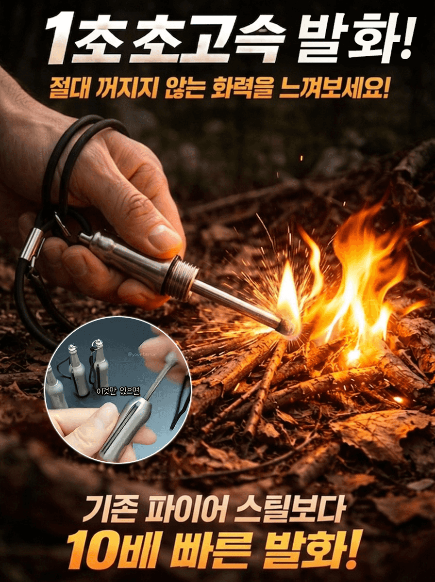 메탈 맥주병 방수 만능 성냥