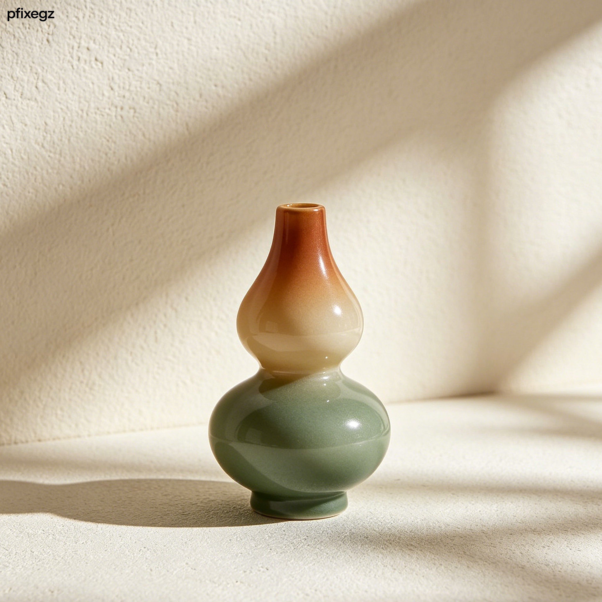 漸層葫蘆造型陶瓷花瓶（3個）