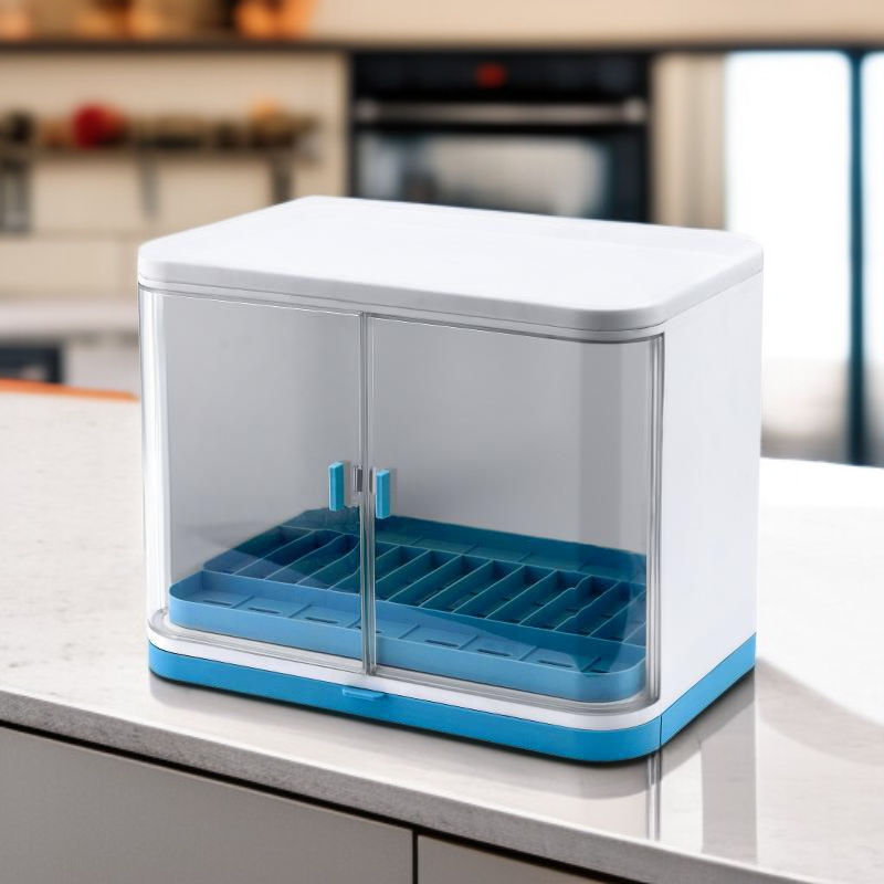 Bowl and Chopsticks Storage Box with Lid