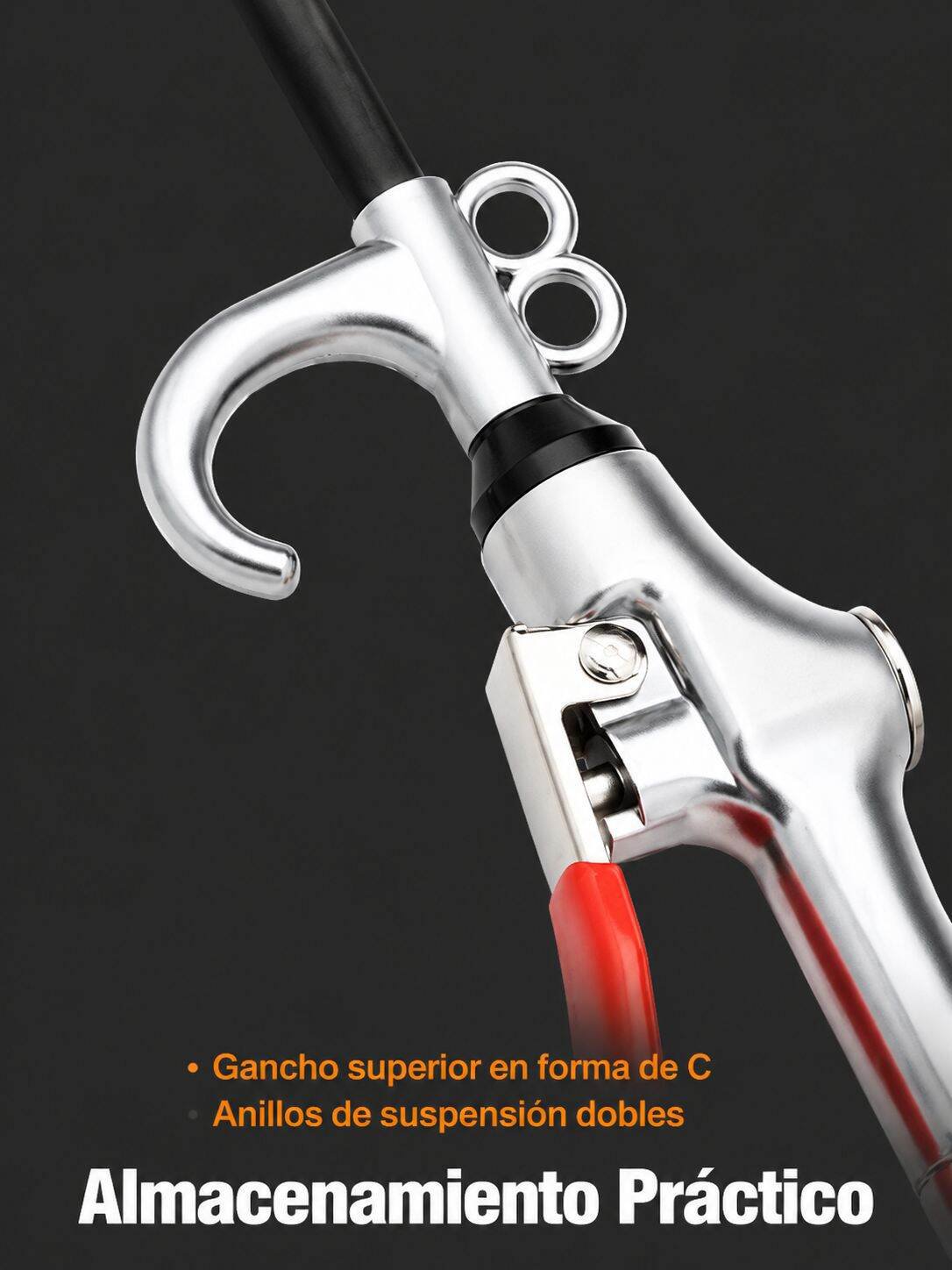 Mango antideslizante de pistola neumática de aire