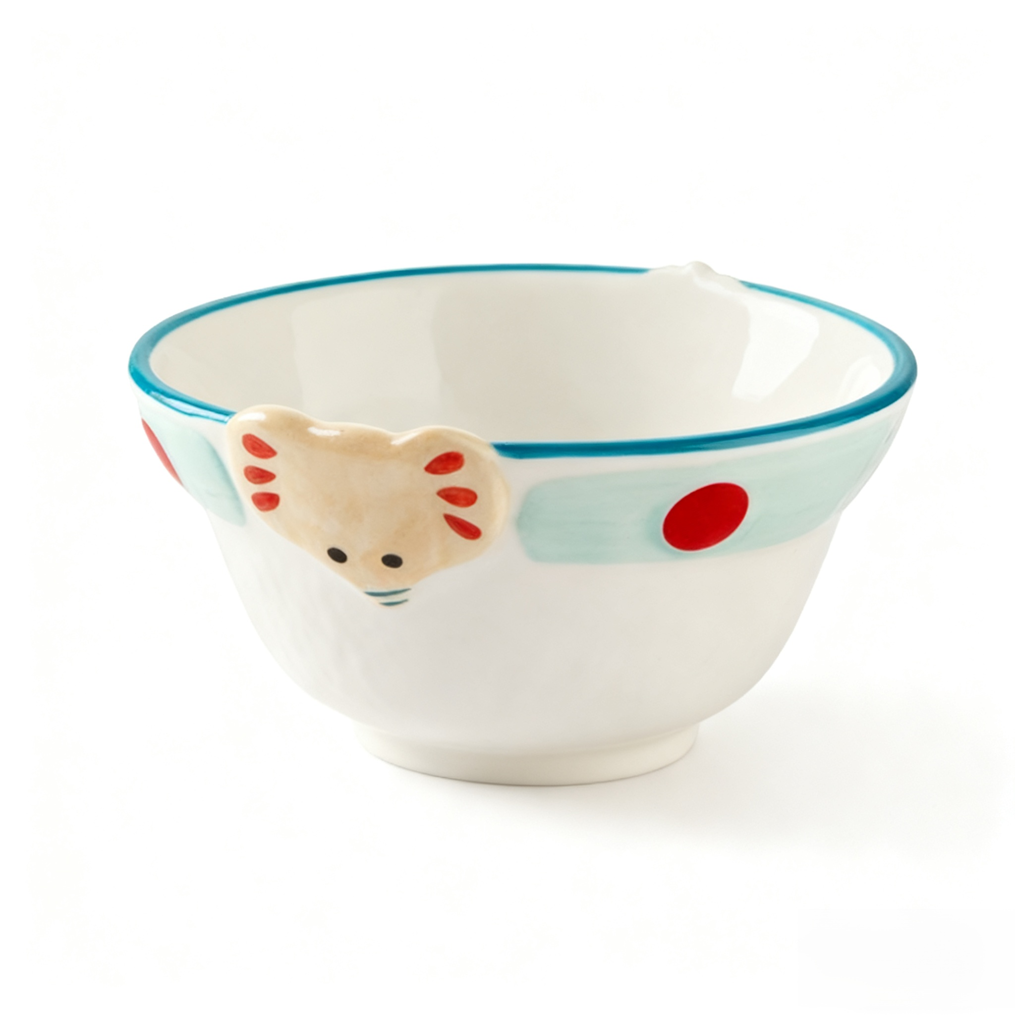 かわいい陶器のご飯茶碗