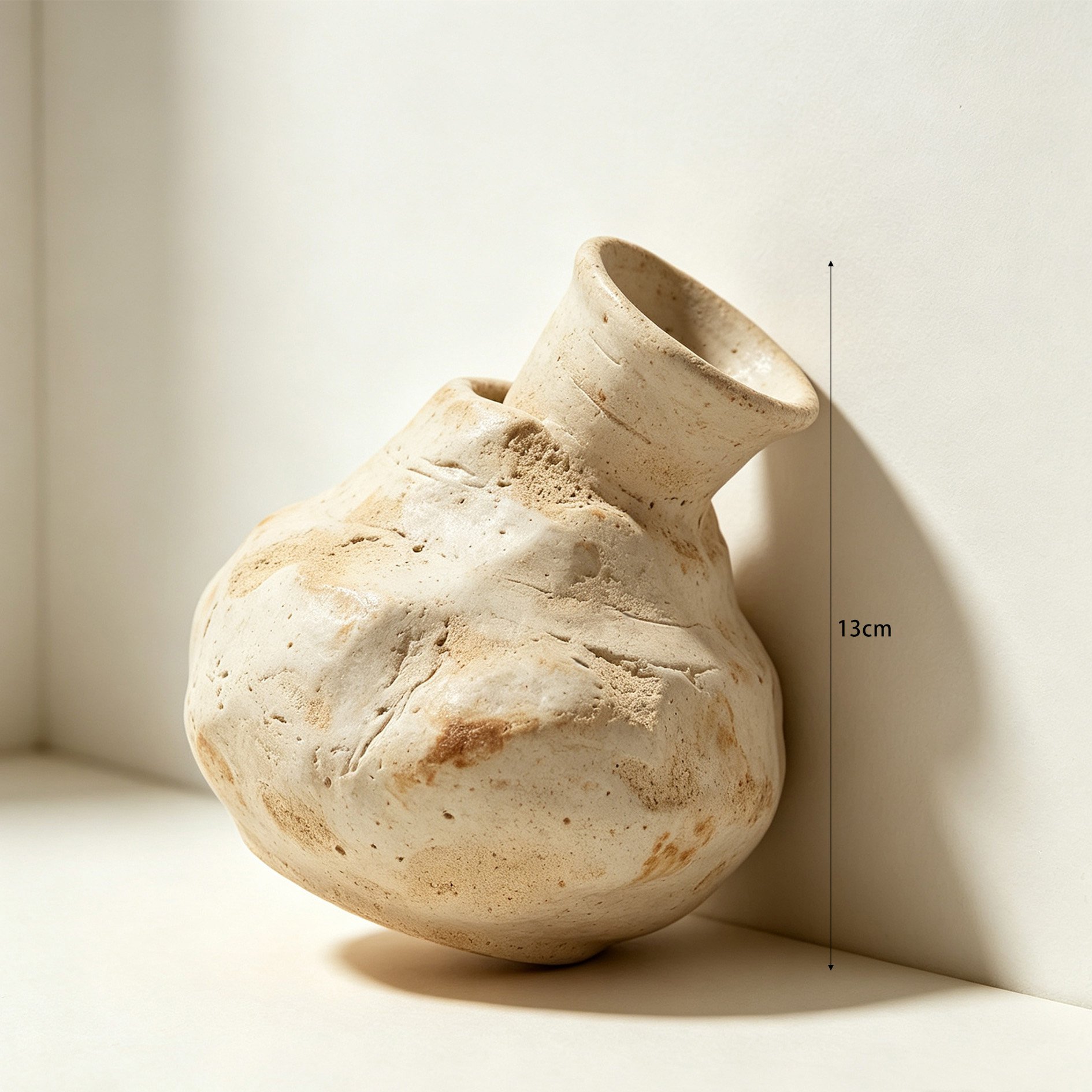 Artistic handmade vase for home decor