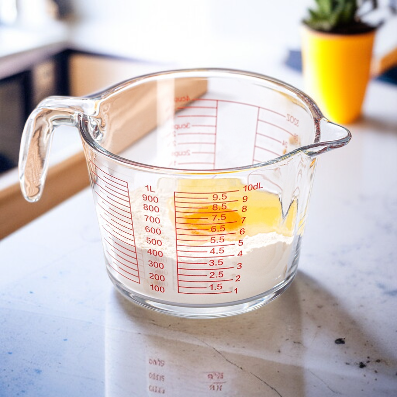 내열성 주방 유리 계량컵