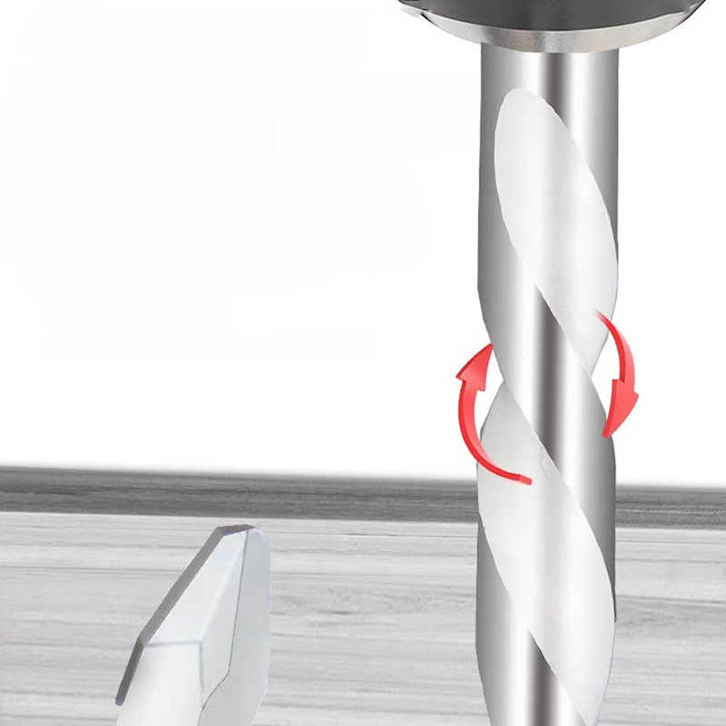 Hexagonal shank eccentric drill, extended ceramic glass drill bit