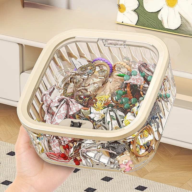 Desktop Hair Accessories Organizer Box