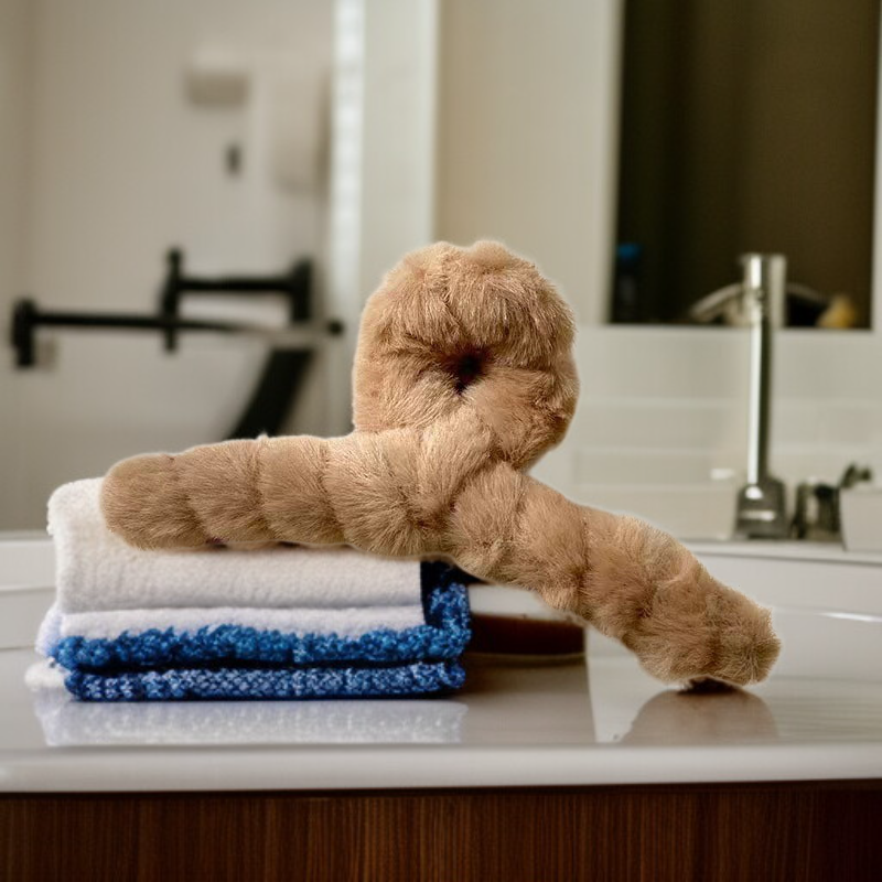 Haarklammer im Haifisch-Design