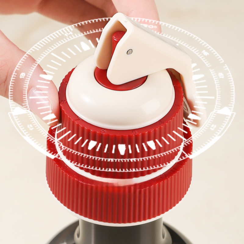 Press-type timer wine stopper