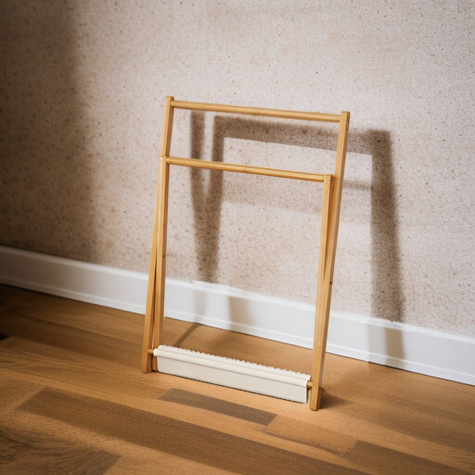 다양한 옷을 걸 수 있는 대나무 행거