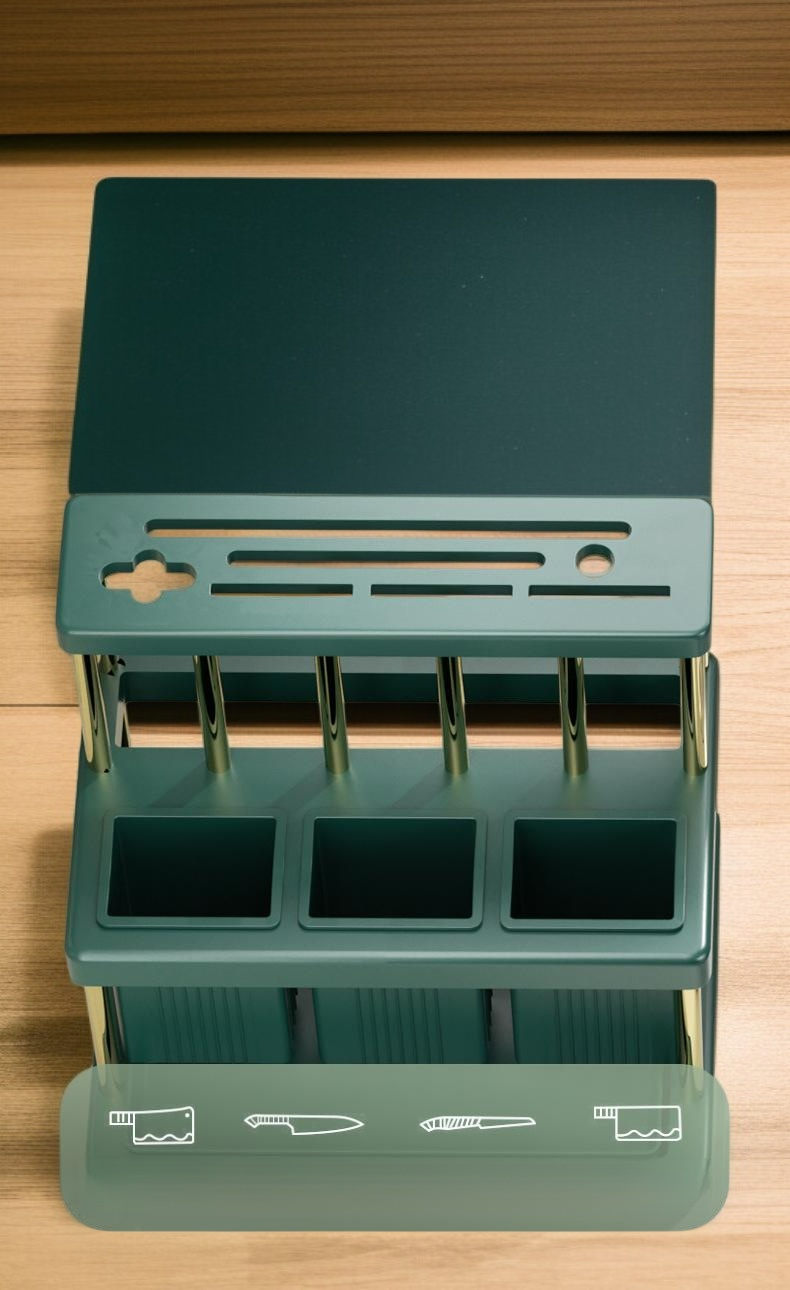 複数段の家庭用キッチン収納ラック