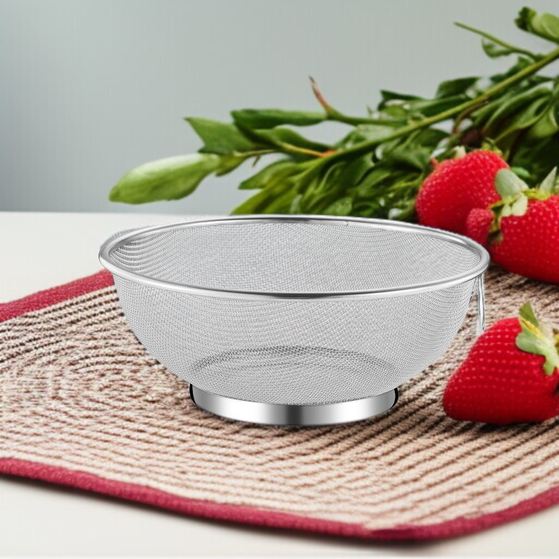 ステンレス米洗い野菜用アスファルトバスケット