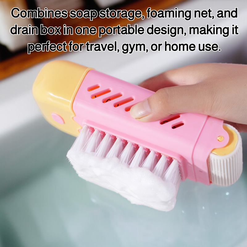 Portable 3-in-1 soap foaming box