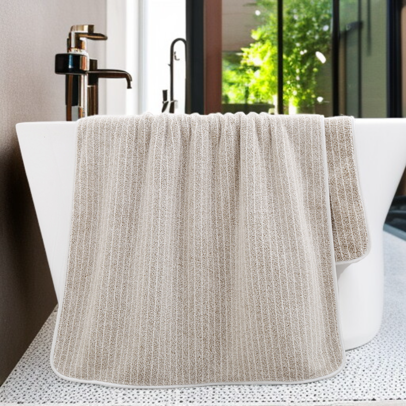 バスルームに映えるおしゃれなバスタオル