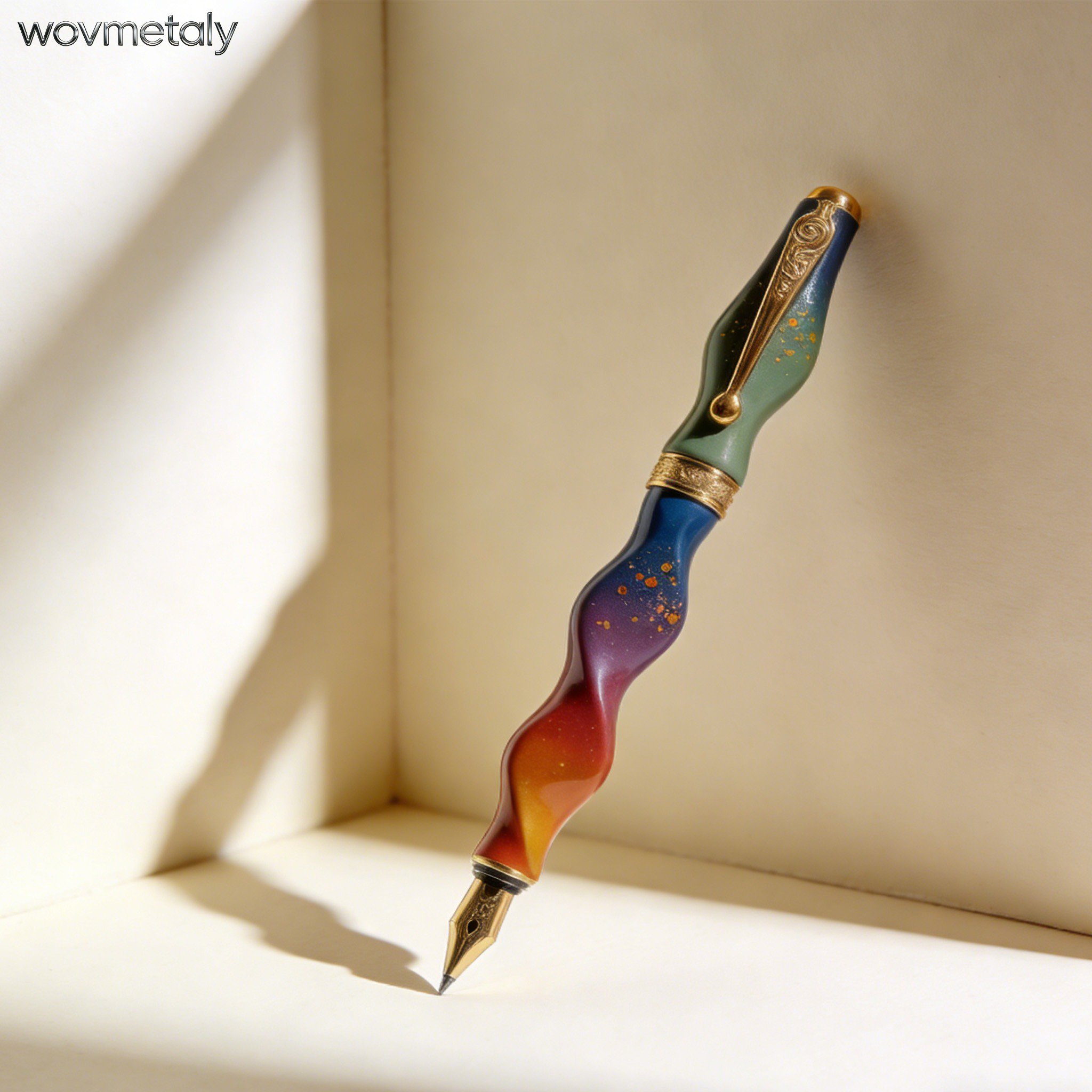 ดีไซน์ปากกาหมึกซึมแบบใช้หมึกโดยตรง จับถนัดมือ