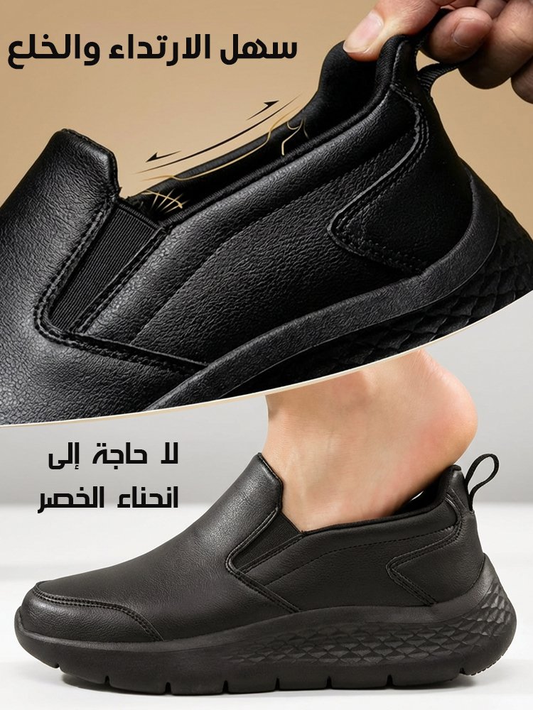 حذاء مشي جلدي بتصميم احترافي لحماية صحة القدم، حار بيع(مقاس 39--48)