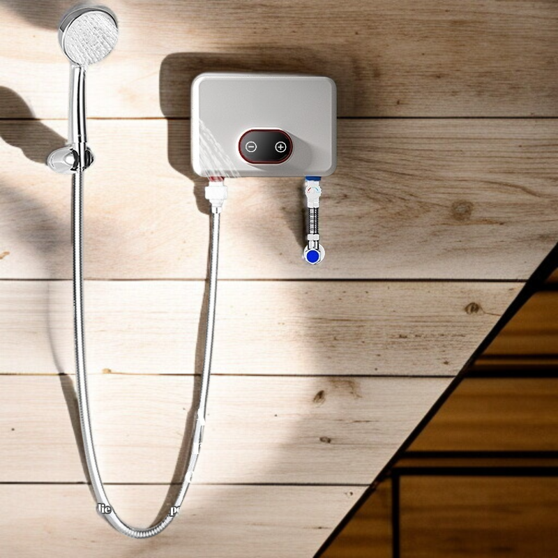 Elektrischer Durchlauferhitzer für die Küche, kein Wasserspeicher, schnelles Aufheizen, kleiner Unte