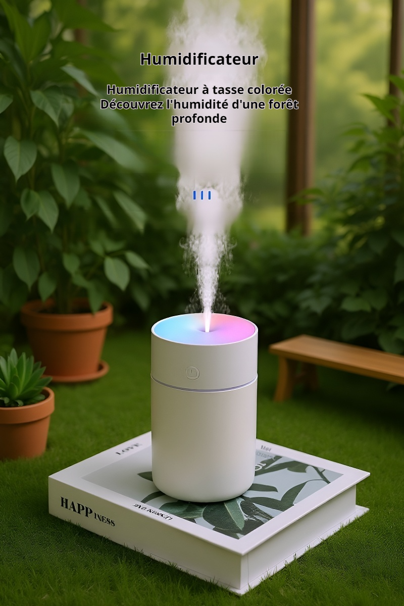 Diffuseur d'air sans fil avec éclairage LED coloré