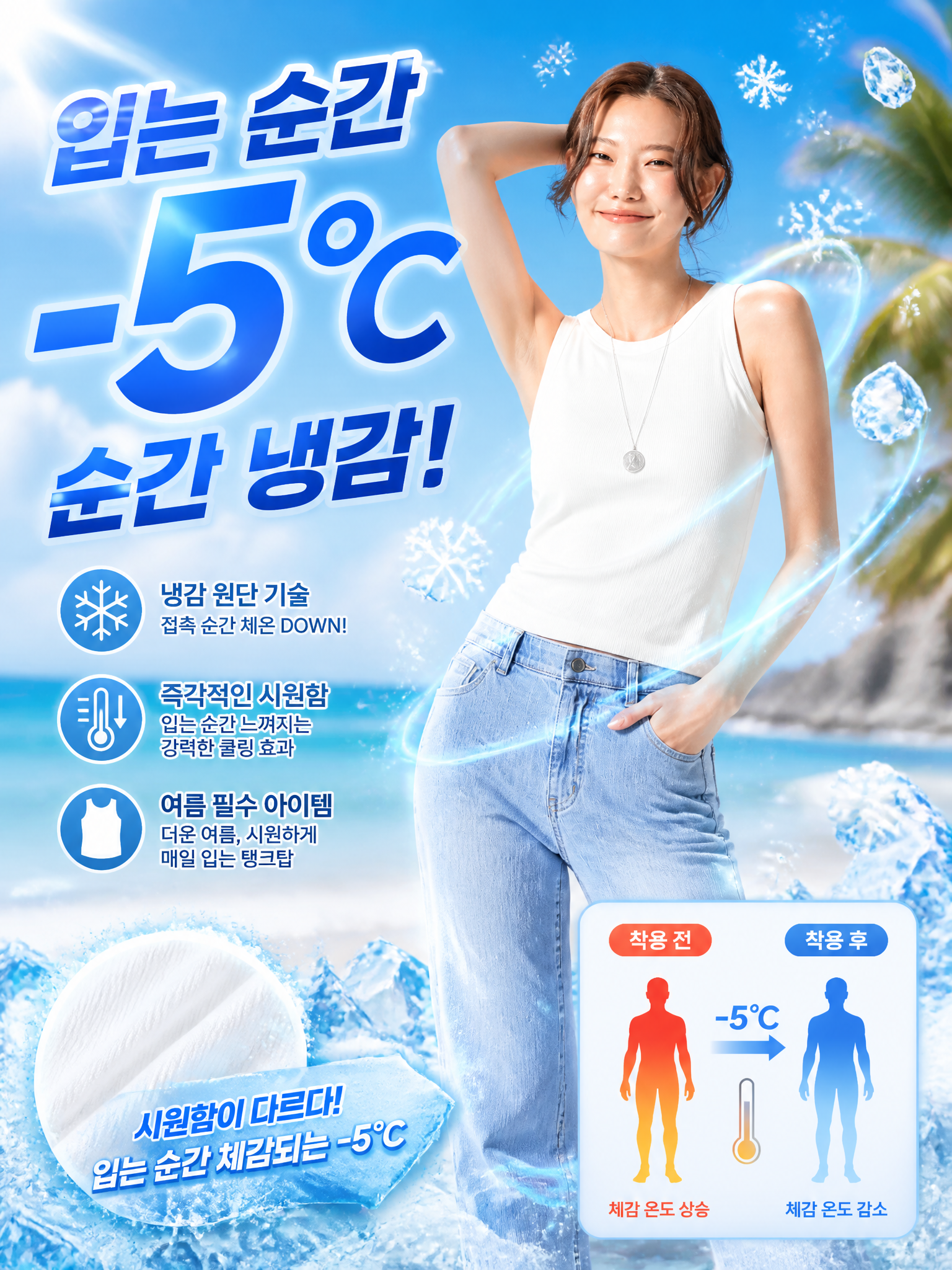 26S/S 편안한 심리스 나시