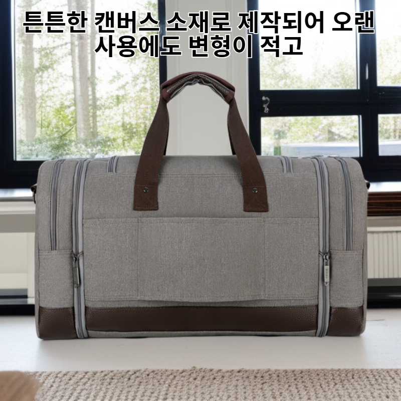 튼튼한 남성용 캔버스 여행 가방 대용량 레저 백팩 스포츠 여행 가방