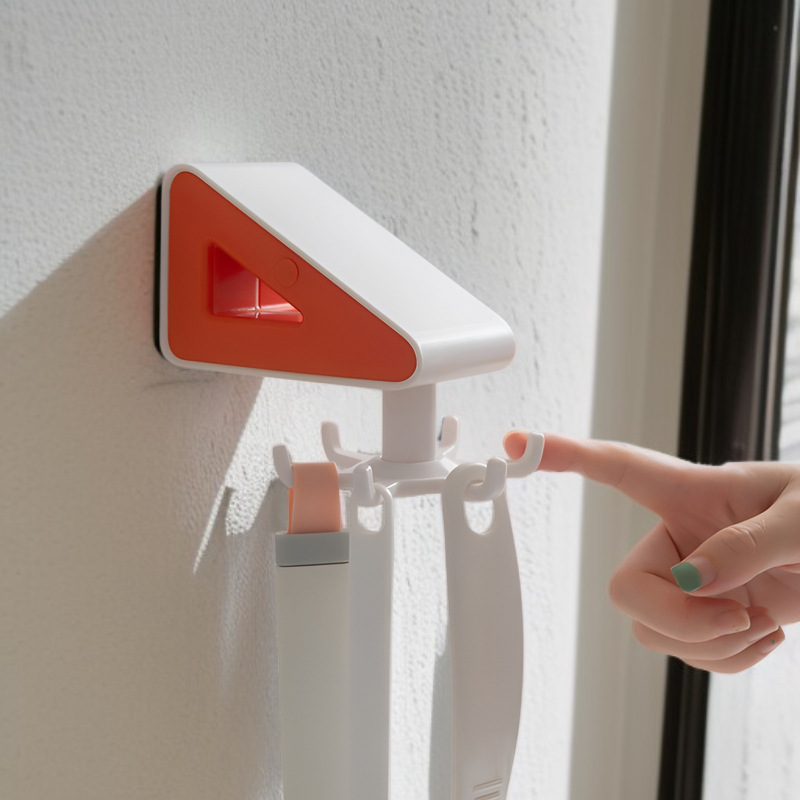 360° Rotating 6-Claw Hook for kitchen storage