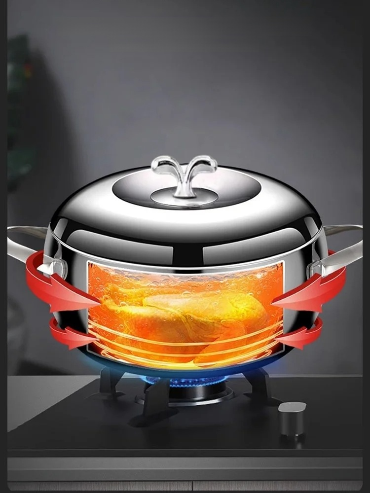 特厚不銹鋼蘋果鍋