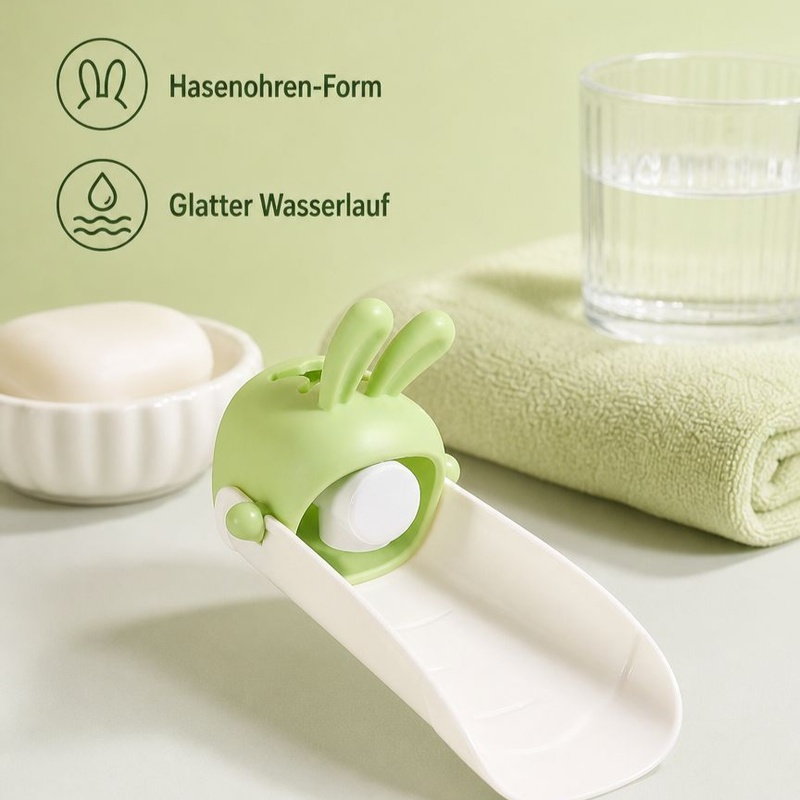 Wasserhahn-Verlängerung für Kinder, Spritzschutz für Waschbecken im Badezimmer