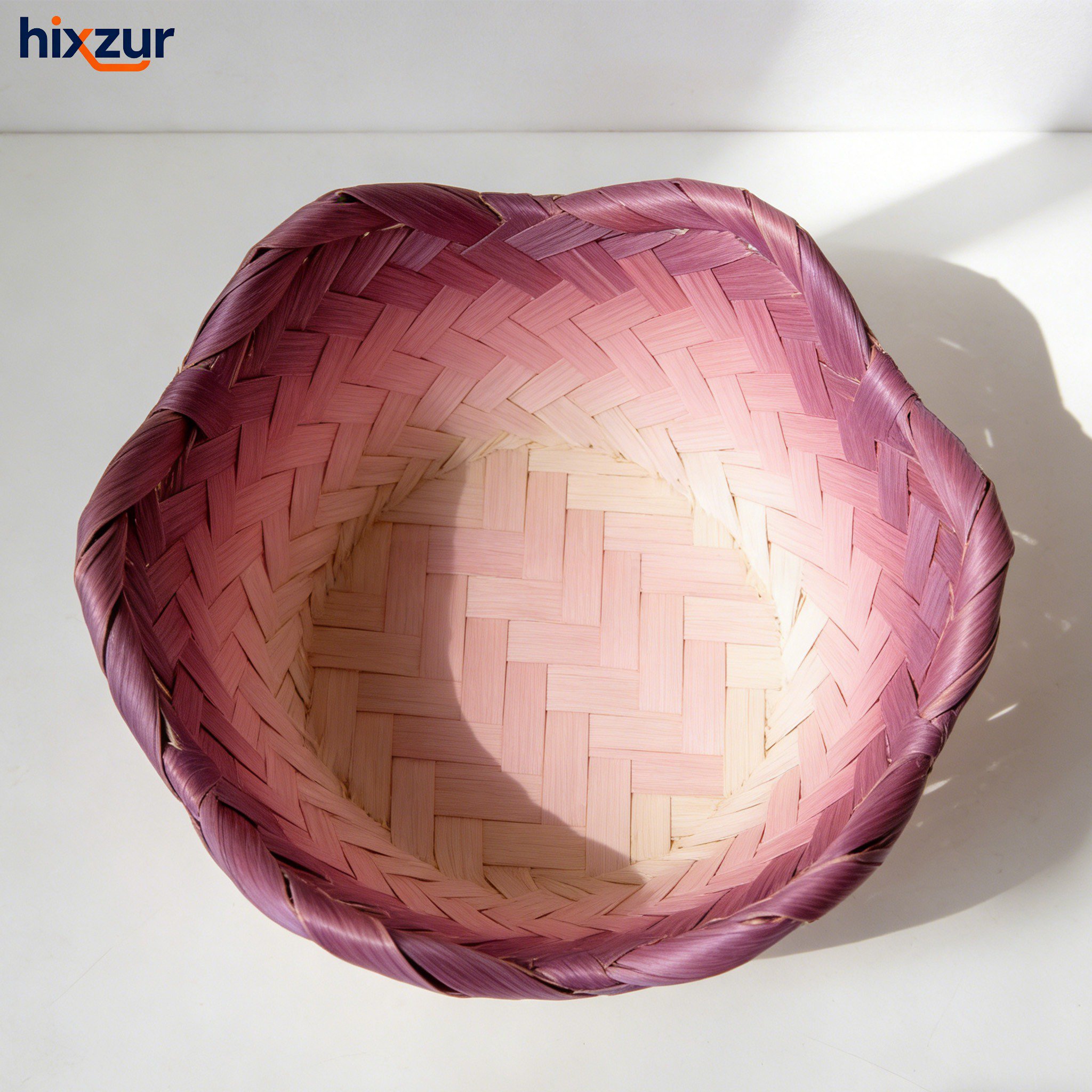 ตะกร้าเก็บสายเคเบิลผ้าฝ้ายลินิน 3 ชิ้นสำหรับจัดระเบียบสายไฟ