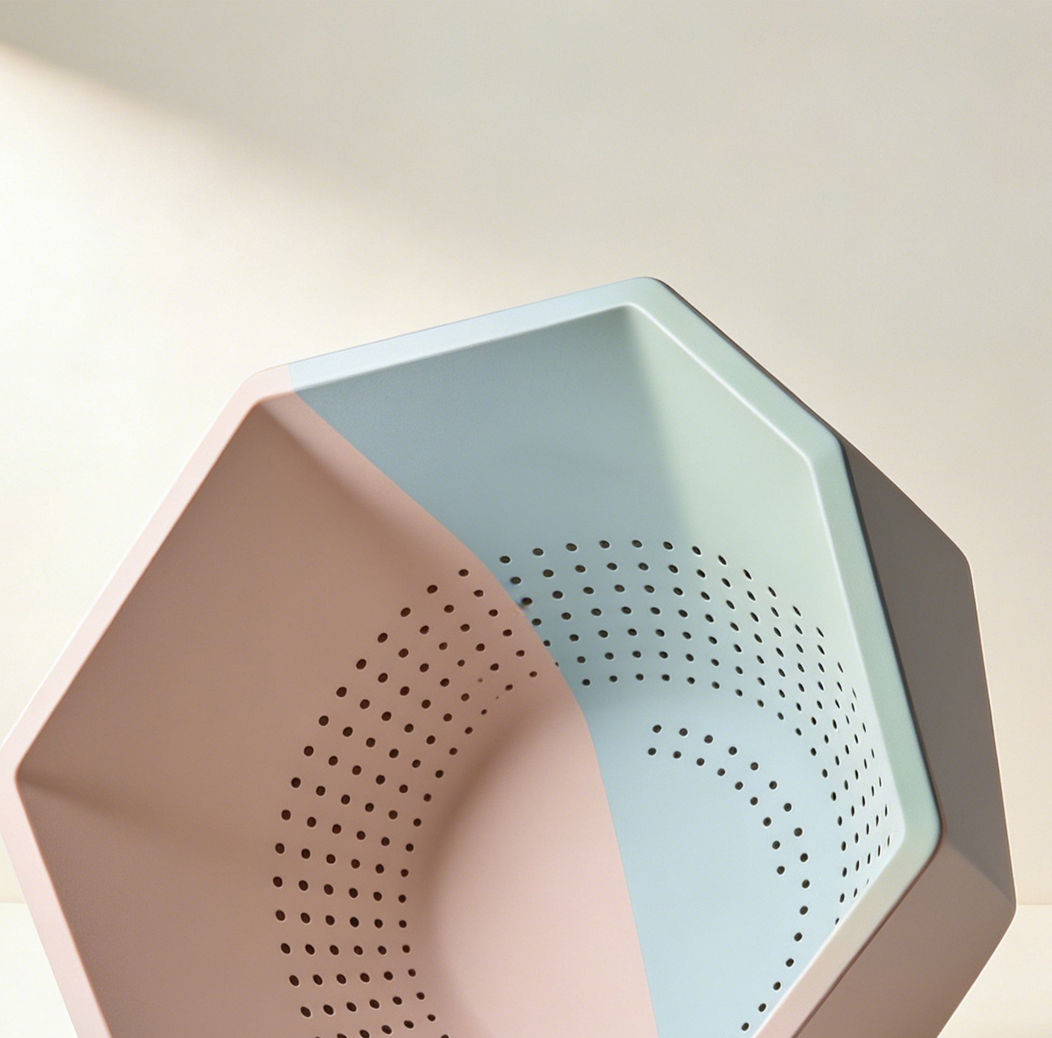 불규칙 배수 바구니 (3개 세트)