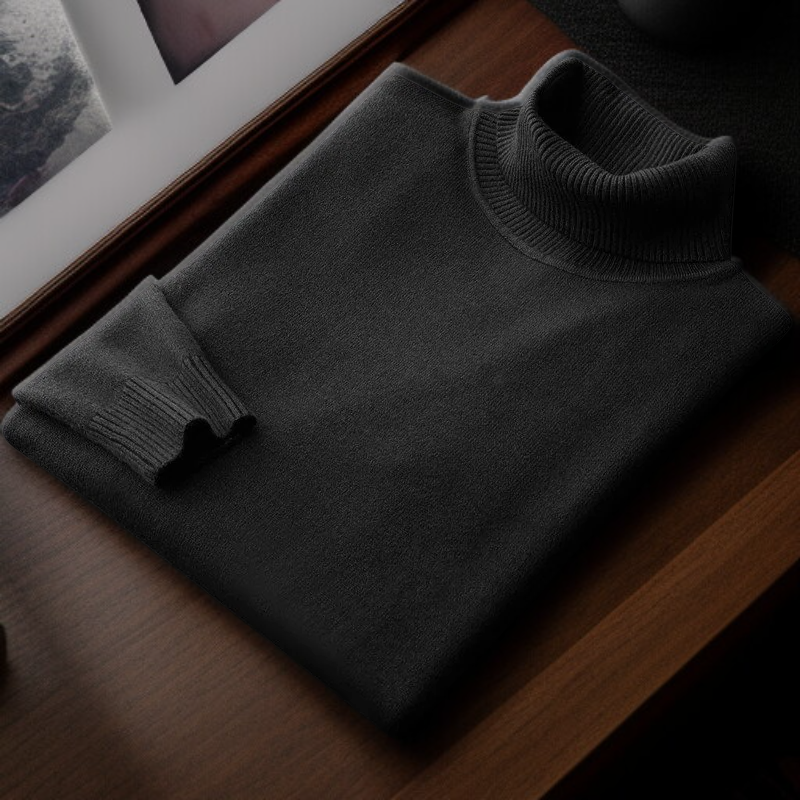 남자 기모 슬림 니트 터틀넥 니트 남 스킨 가을 겨울 캐주얼 니트
